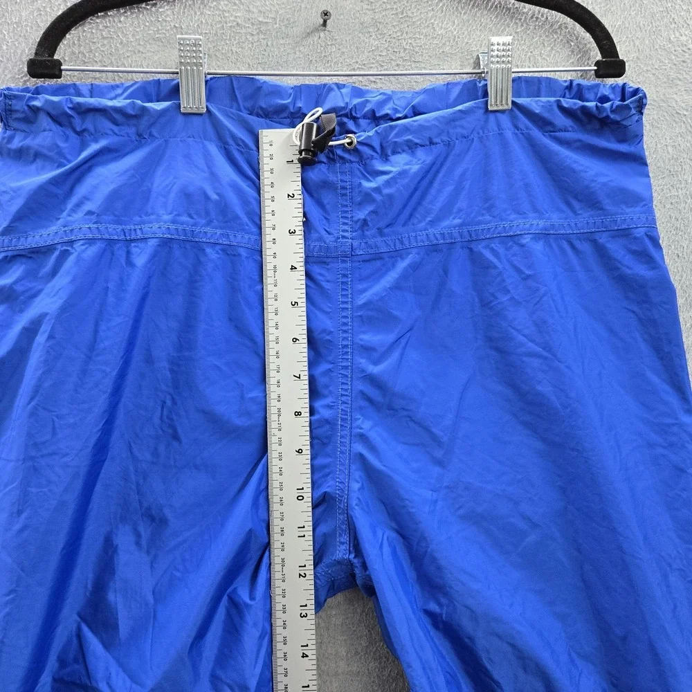 VINTAGE The North Face Men Pants W-M Blue Rain Goretex Outdoor 80s USA READ